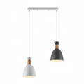 DINING LAMP D6005/2 WHITE+GREY