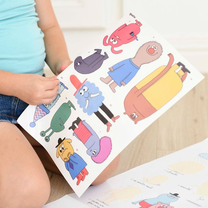 DISCOVERY STICKERS POSTER “SCHMOUKS, HOW DO YOU FEEL?” — by Poppik
