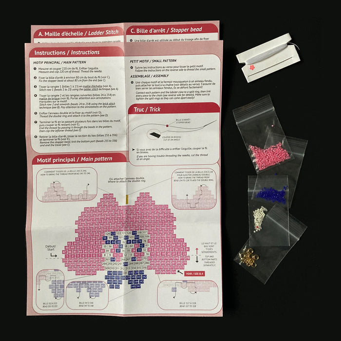 DIY BEADING KIT "PINK KUSH" — by Aless MC