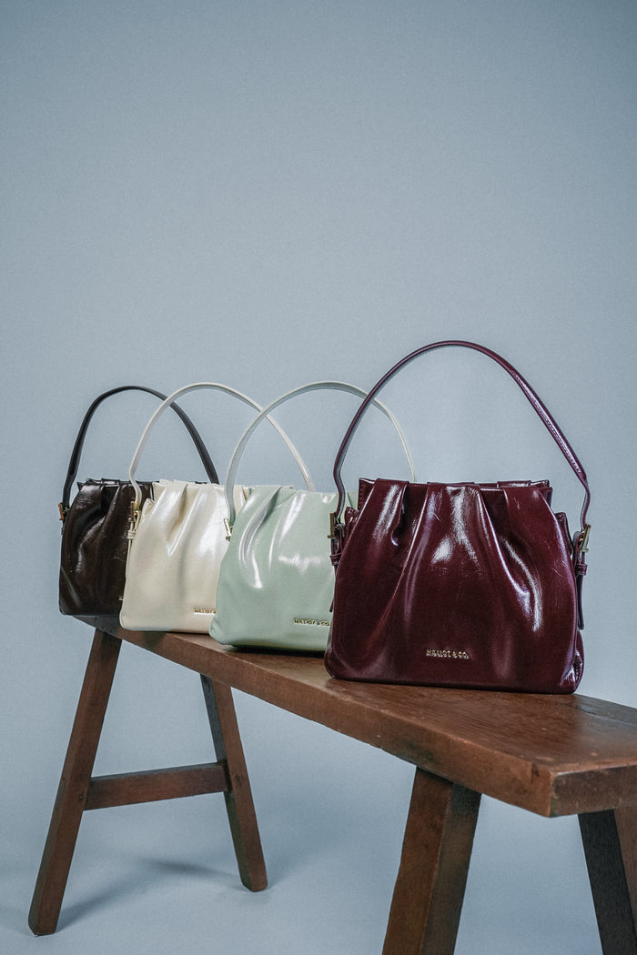 Donna Top Handle Bag  (Maroon)
