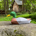 DUCK FAMILY PAPER MODEL (pre-cut, pre-marked) — by SOFS design
