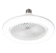 E27 Ceiling Fan Light F3-01 – Screw-In E27 Fitting Fan Light for Bedrooms, Kitchens & Offices | No-Install Reversible Retrofit Fan Light