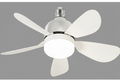 E27 Ceiling Fan Light F3-02 – Plug-In E27 Socket Fan Light for Bedrooms & Living Rooms | No-Install Retrofit Ceiling Fan with Light
