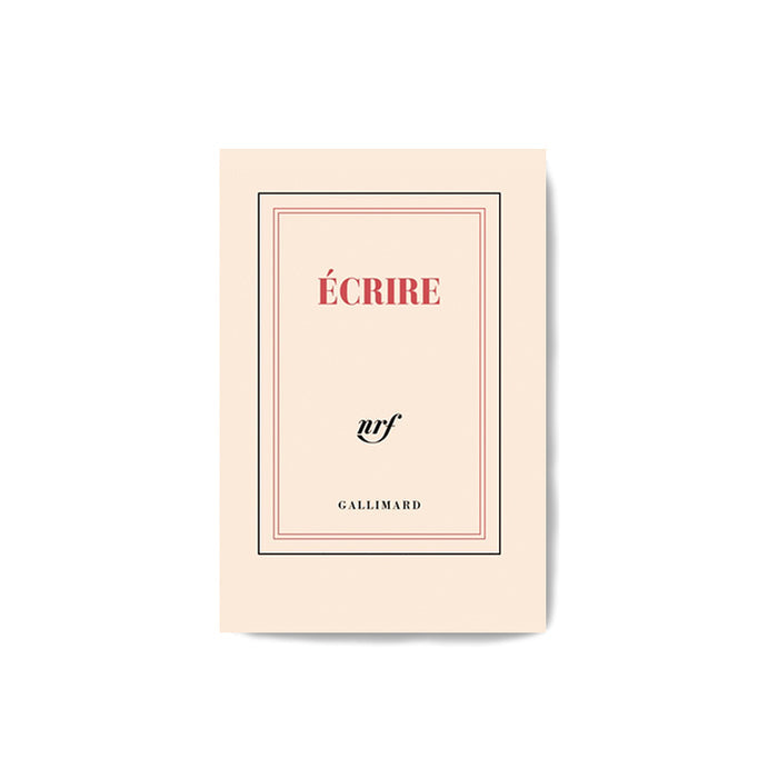 "ÉCRIRE" NOTEBOOK — by Gallimard