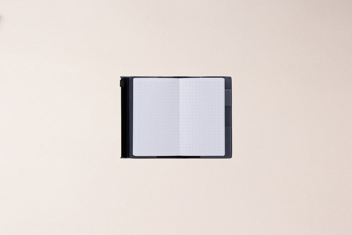 EDiT GRID NOTEBOOK WITH A POCKET COVER B7, 7x12cm (Multiple Colors) — by MARK'S