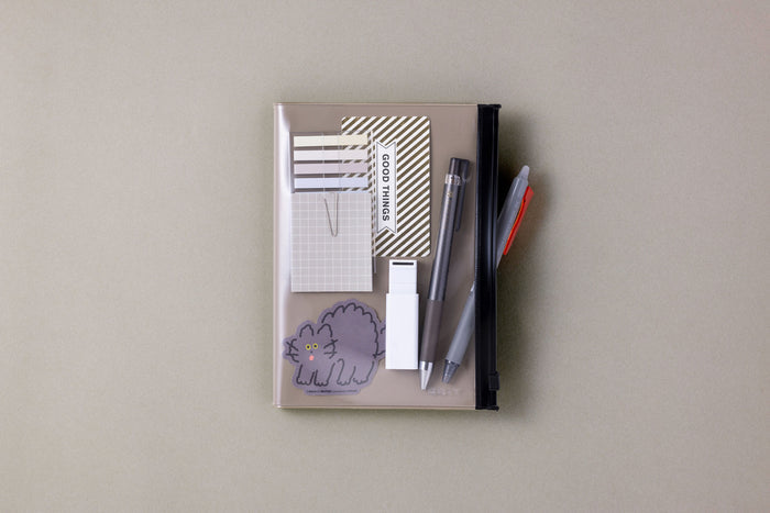 EDiT GRID NOTEBOOK WITH A POCKET COVER B7, 7x12cm (Multiple Colors) — by MARK'S