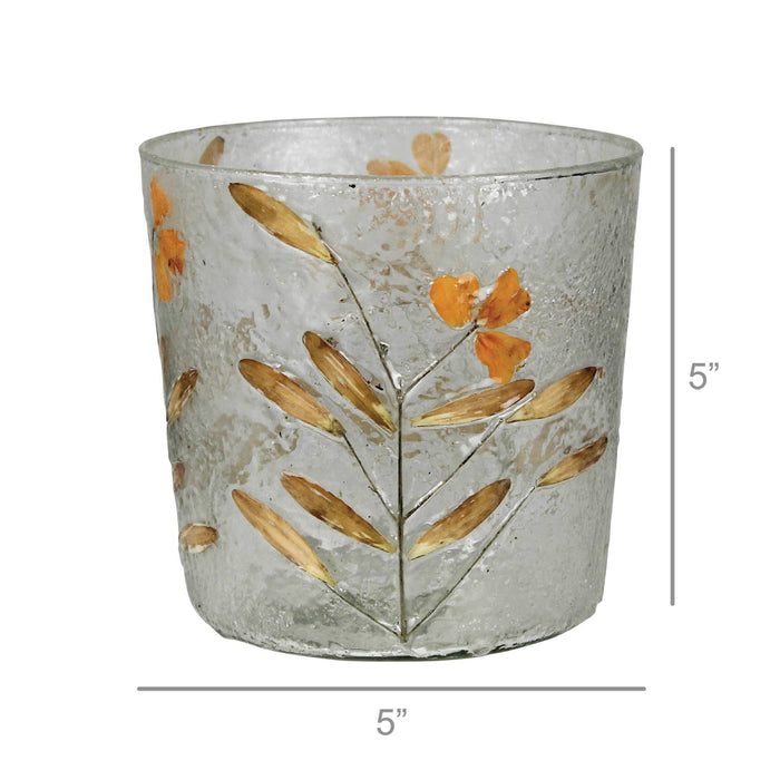 Enameled Hurricane, Marigold - Med
