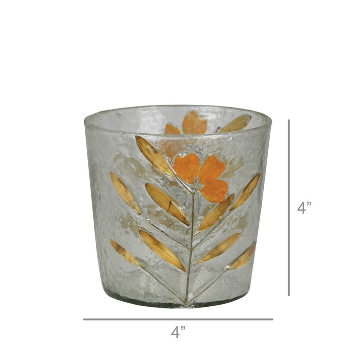 Enameled Hurricane, Marigold - Sm