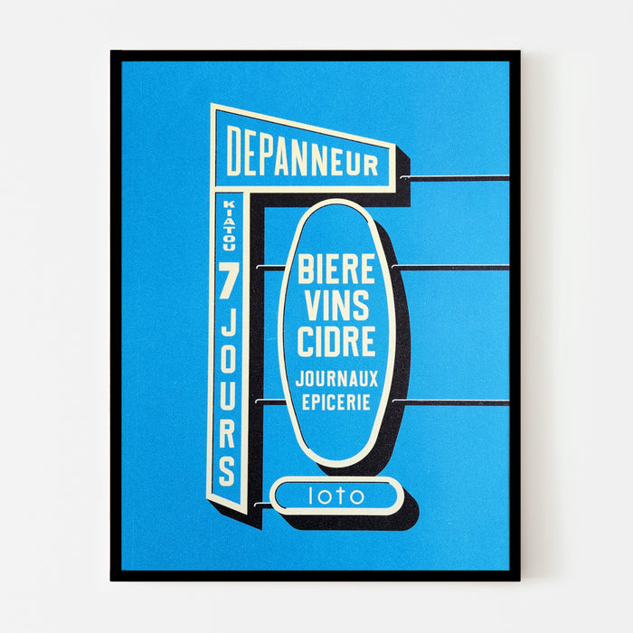 ENSEIGNE DE DÉPANNEURS #1 (multiple sizes) — by Simon L’Archevêque