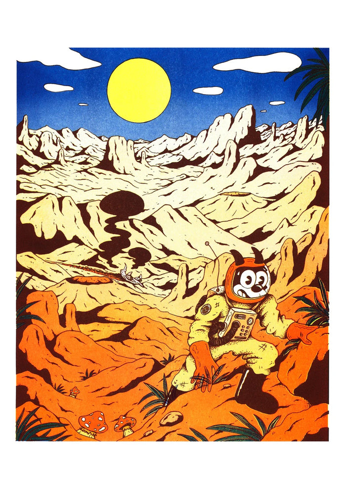 EXTRATERRESTRE, 29,7 x 42 cm  — by Floor van het Nederend