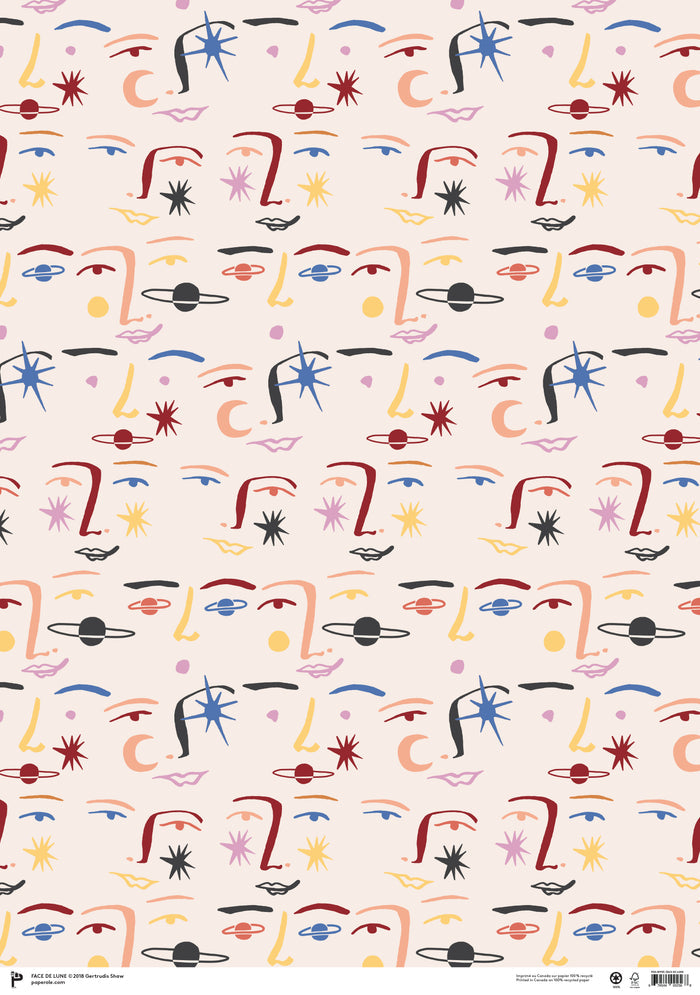 FACE DE LUNE – Wrapping Paper