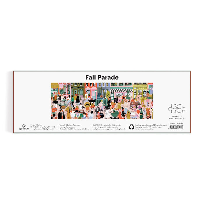 “FALL HALLOWEEN PARADE” 1000 PIECE PANORAMIC PUZZLE — by Bethany Robertson