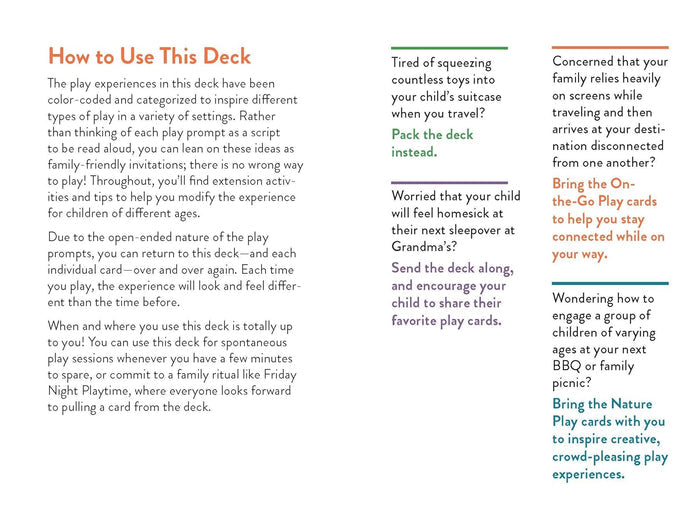 FAMILY PLAY DECK — by Allison Klein and Lauren Vien