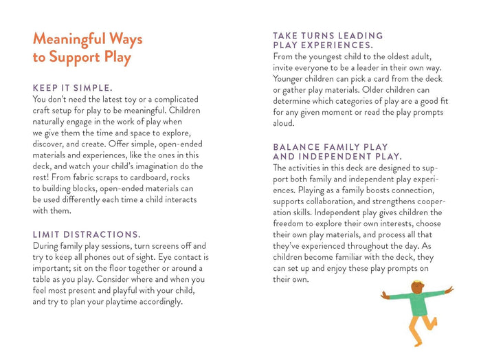 FAMILY PLAY DECK — by Allison Klein and Lauren Vien
