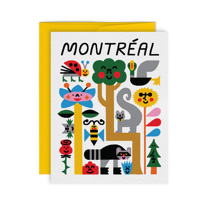 FAUNA & FLORA – Montréal Greeting Card