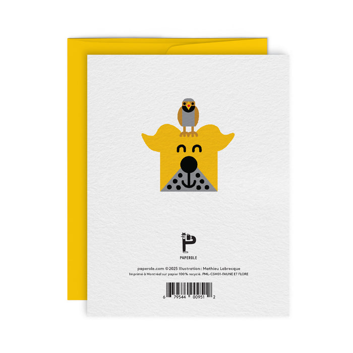 FAUNA & FLORA – Montréal Greeting Card