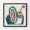 FAVOURITE CUP AND LIPSTICK, 20" X 20" — by Anastacia Sholik