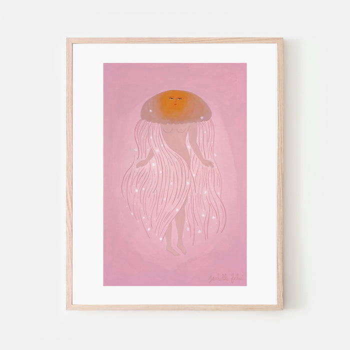 FEMME MÉDUSE, 11" X 14" — by Isabelle Feliu