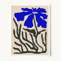 FLEUR BLEUE, 18" X 24" — by Julia GR