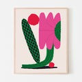 FLO FUCHSIA, 8" X 10" — by Anastacia Sholik