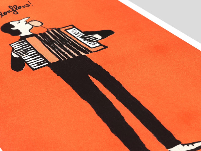 FLONFLONS, 29,7 x 42 cm — by Jean Jullien
