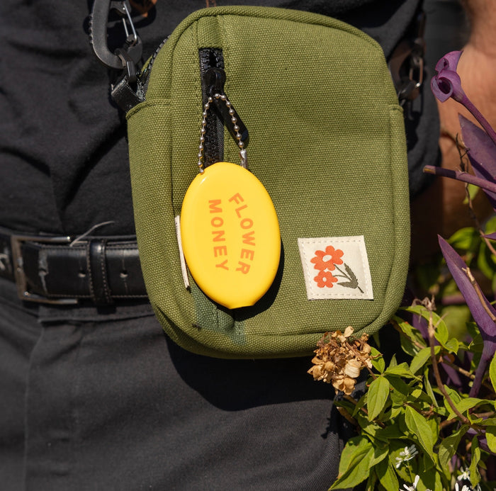 "FLOWER MONEY" COIN POUCH