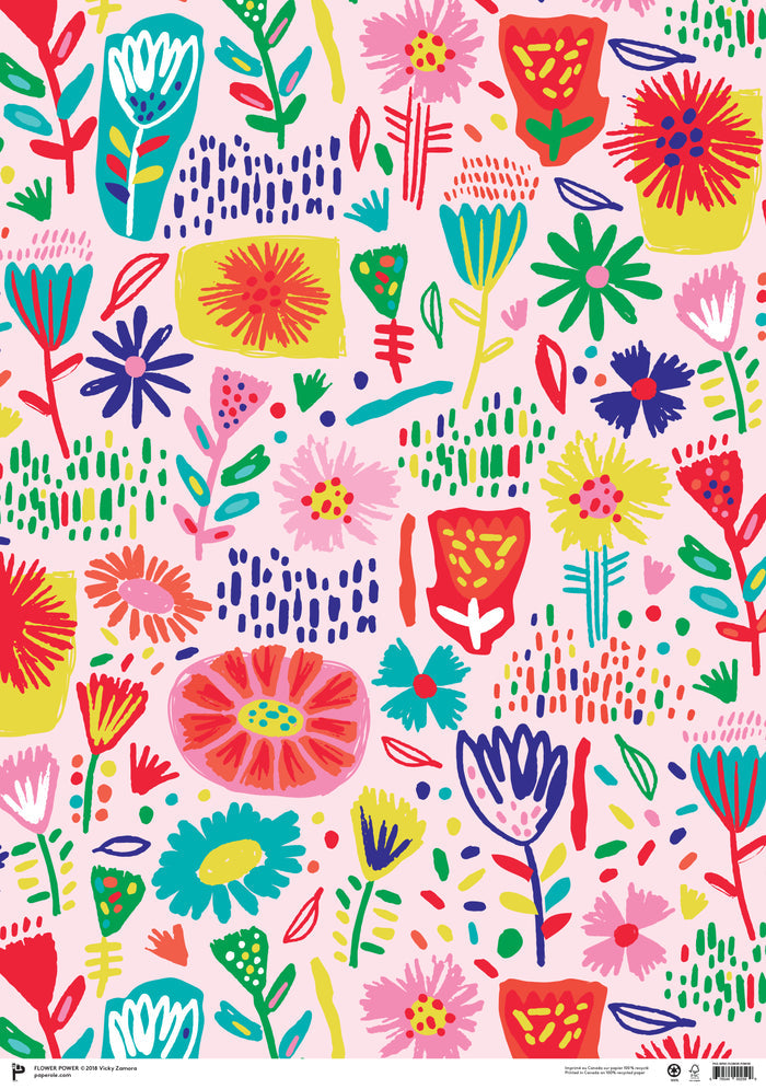 FLOWER POWER – Wrapping Paper