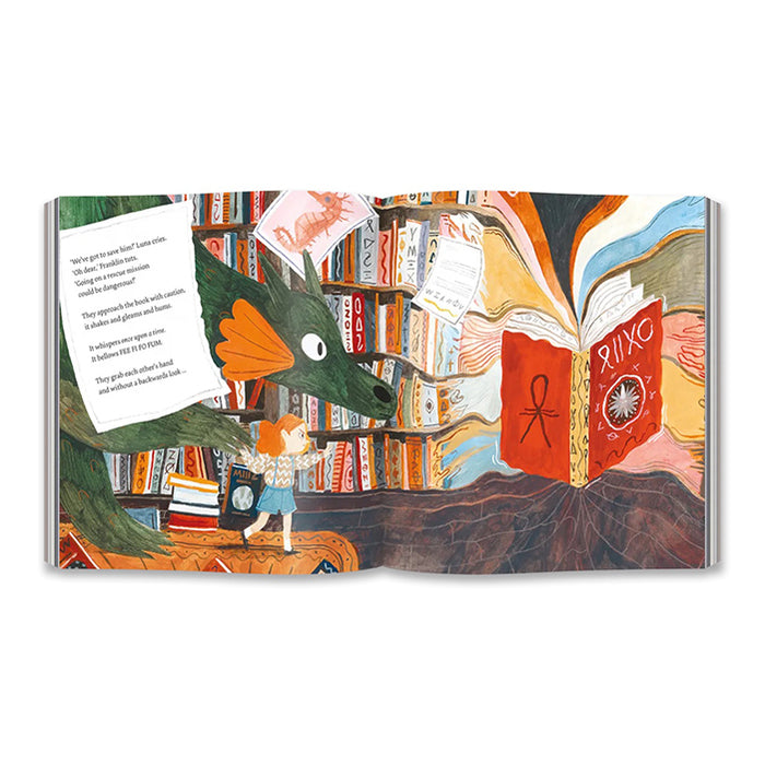 FRANKLIN AND LUNA AND THE BOOK OF FAIRY TALES — by Jen Campbell and Katie Harnett