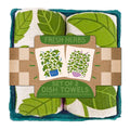 FRESH HERBS (Basil, Mint) - Tea Towel Set of 2