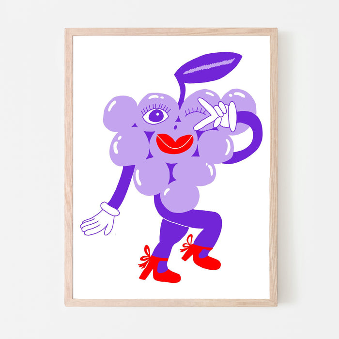 FUNKY GRAPE, 8.5" x 11" — by Amery Sandford