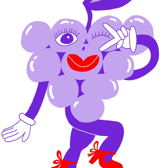 FUNKY GRAPE, 8.5" x 11" — by Amery Sandford