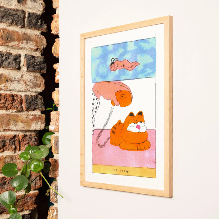 GARFIELD - 29,7 x 42 cm — by Melek Zertal