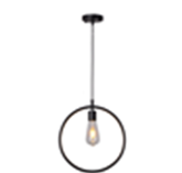 Geometric Pendant Dining Lamp | Choose Round, Square or Triangle Ceiling Light – 9343/1