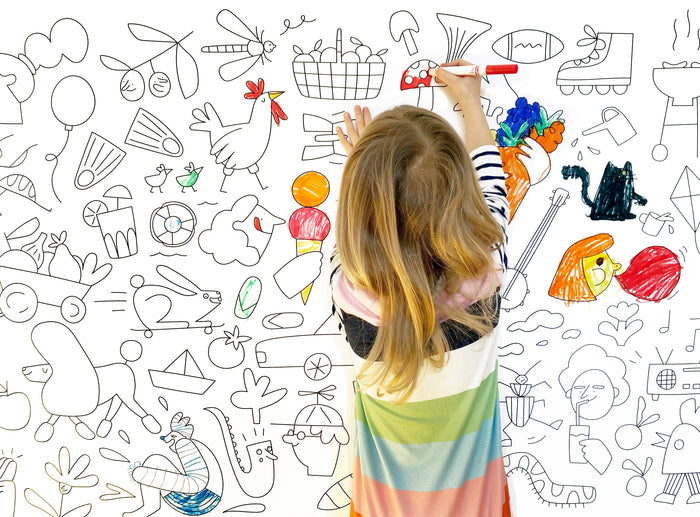 GIANT COLOURING POSTER, 60 x 36" — by Cécile Gariépy