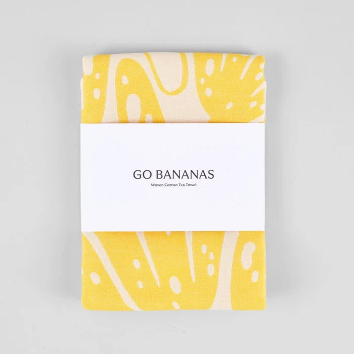 "GO BANANAS" TEA TOWEL — by Cari Vander Yacht