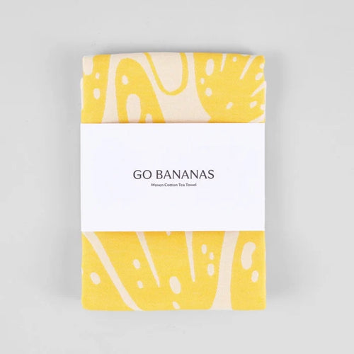 "GO BANANAS" TEA TOWEL — by Cari Vander Yacht