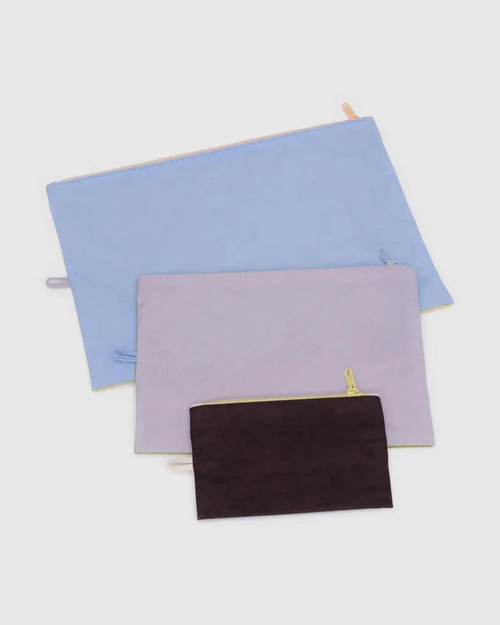 GO POUCH SET “Pastels Colorblock” — by Baggu