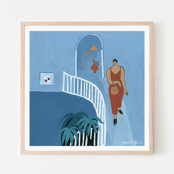 GOING OUT, 20" X 20" — by Isabelle Feliu
