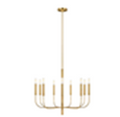 Gold 10-Light Pendant Dining Lamp | Luxury Ceiling Light for Dining Room – DL6129/10