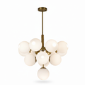 Gold 13-Light Pendant Dining Lamp | Luxury Ceiling Light for Dining Room – DL6125/13