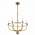 Gold 6-Light Pendant Dining Lamp | Modern Ceiling Light for Dining Room – DL6128/6