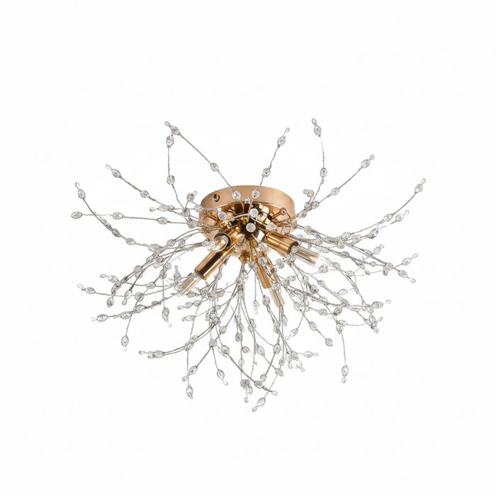 Gold Ceiling Light 5635/400 – Warm Gold Ambient Ceiling Fixture for Living Rooms, Bedrooms & Dining Areas | 400mm Modern Gold Ceiling Light