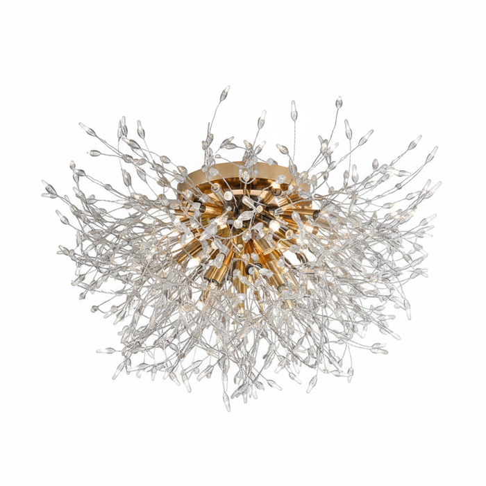 Gold Ceiling Light 5635/700 – Grand 700mm Warm Gold Luxury Ceiling Fixture for Large Rooms & Open-Plan Spaces | Premium Statement Gold Light