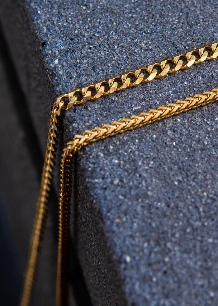 Gold Plated Cuban Chain & Franco Chain 4 MM