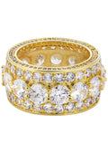Gold Plated Eternity Ring | 10.9 Grams