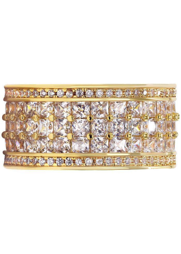 Gold Plated Eternity Ring | 15.5 Grams