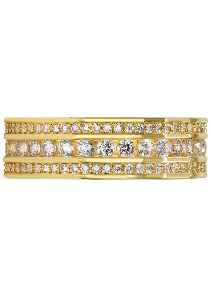 Gold Plated Eternity Ring | 4.8 Grams