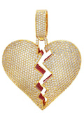 Gold Plated Heart Shape Pendant | 30.5 Grams
