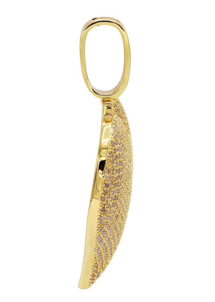 Gold Plated Heart Shape Pendant | 30.5 Grams