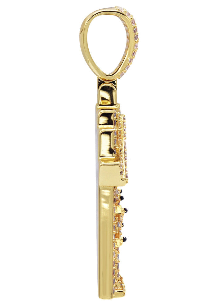 Gold Plated House Pendant | 18.7 Grams